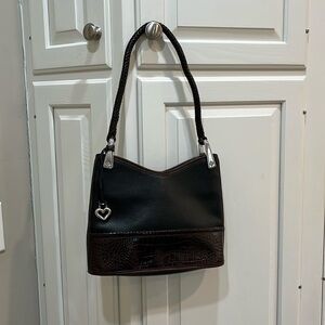 Brighton Elegant Black and Brown Bag